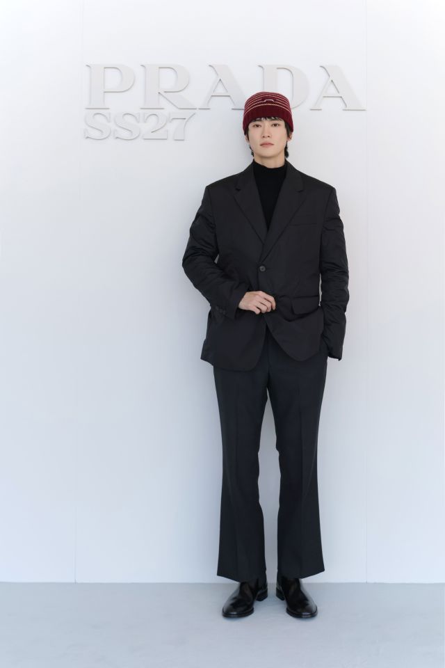 Jaehyun في عرض Prada لربيع وصيف 2027