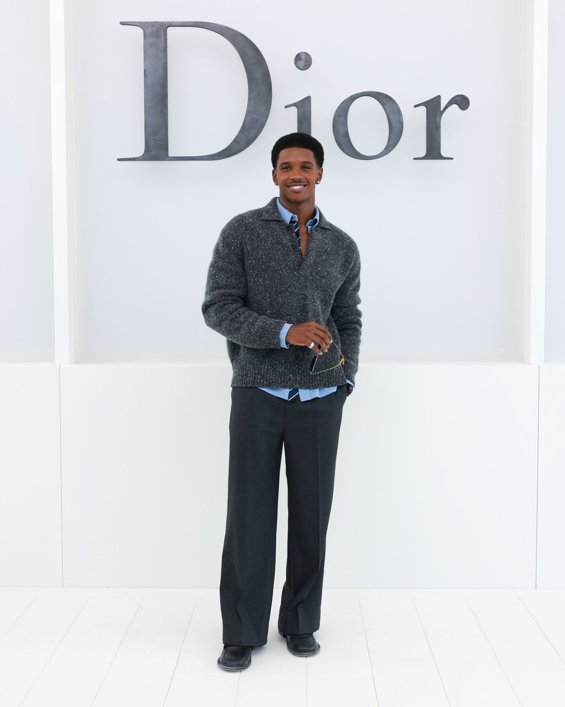 Martin Bobb-Semple في عرض Dior لصيف 2027