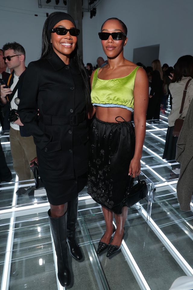 Naomi Ackie وGabrielle Union في عرض Prada لربيع وصيف 2027