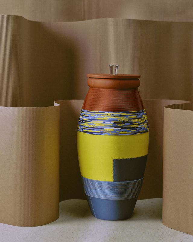 جرة Patchwork من مجموعة Hermès petit h