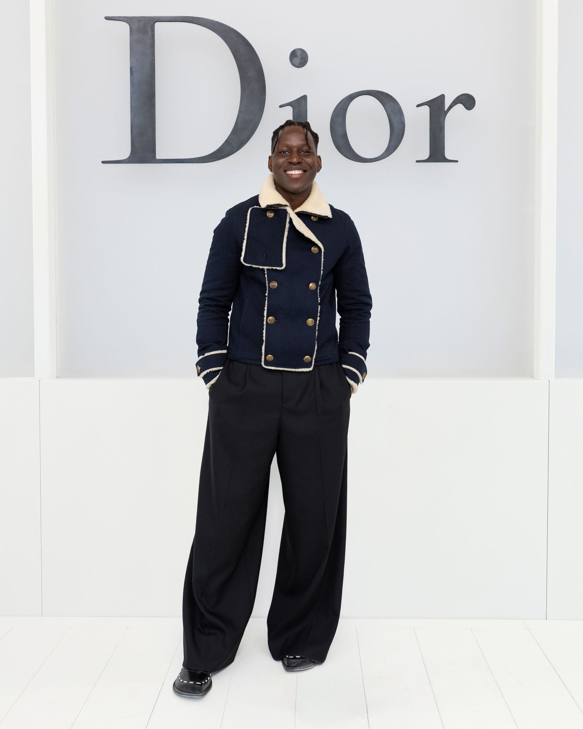 Toheeb في عرض Dior لصيف 2027