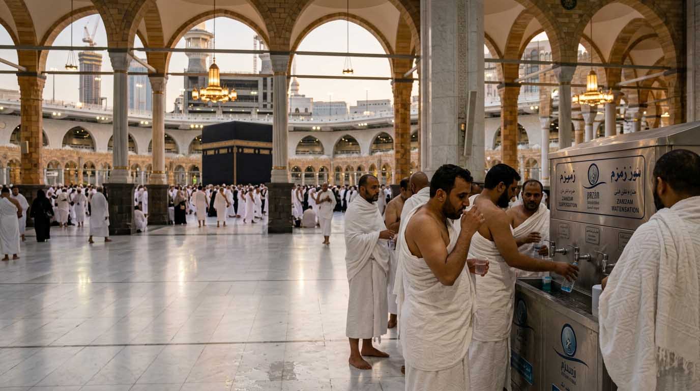 شرب ماء زمزم في المنام