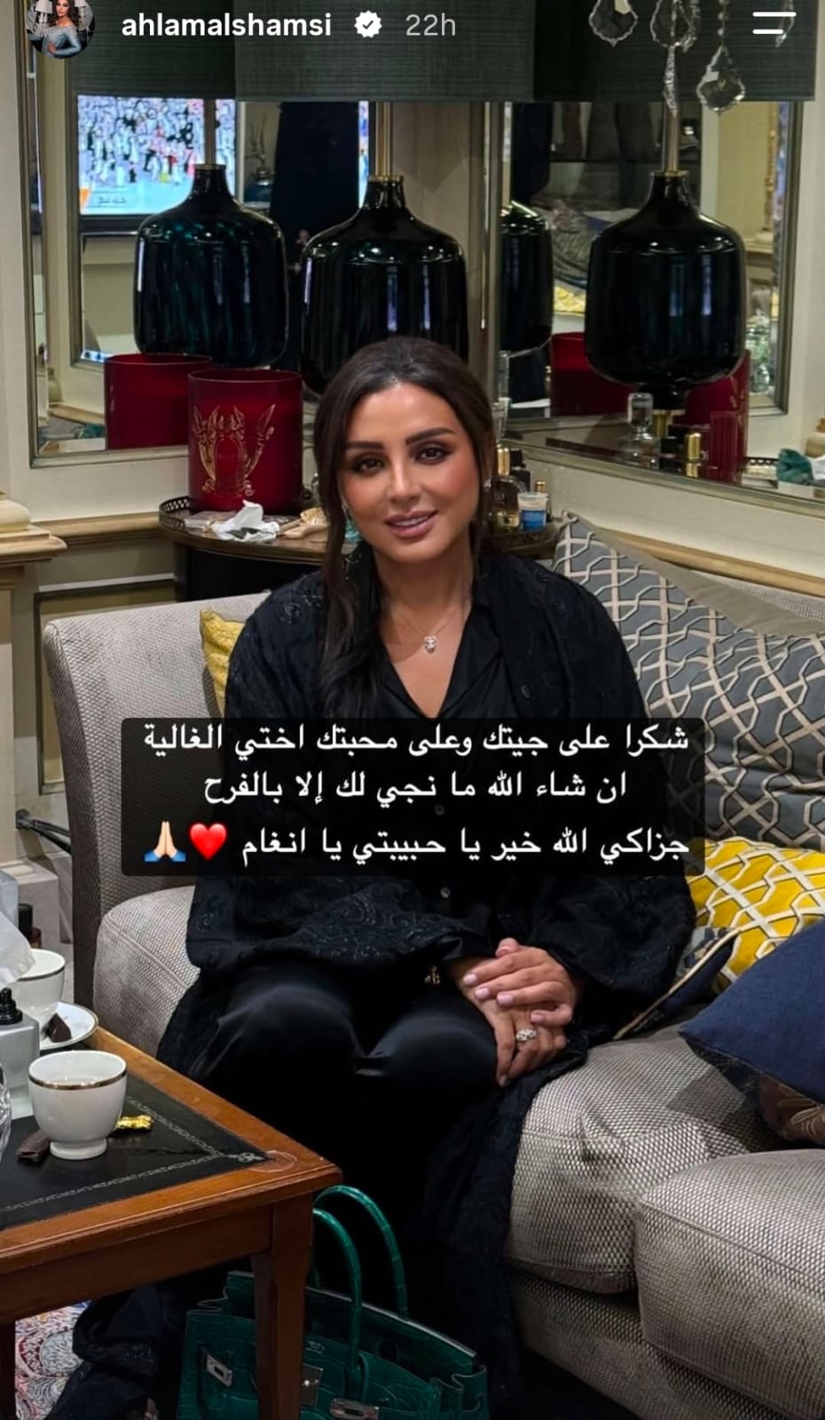 أنغام في منزل أحلام أنغام في منزل أحلام