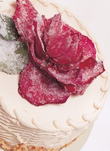 ورد السكر لتزيين الجاتوه