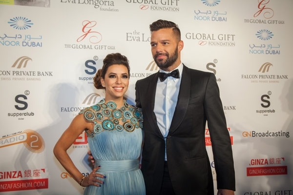 Eva Longoria and Ricky Martin 