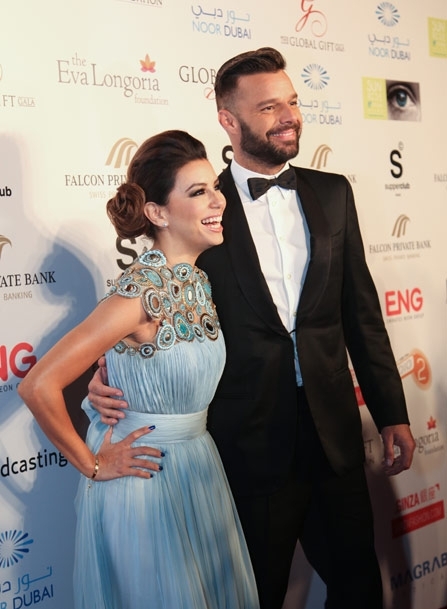 Eva Longoria and Ricky Martin 