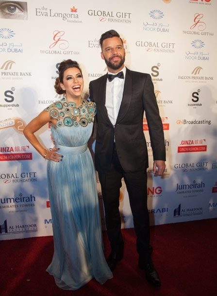 Eva Longoria and Ricky Martin 