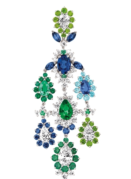 انتعاش الأخضر: أقراط من Dior