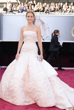 Jennifer Lawrence in Dior Couture