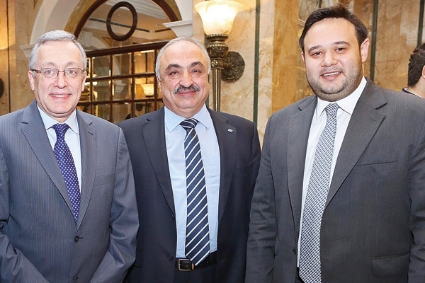 النواب ناظم الخير ومحمد الحجار وأحمد فتفت