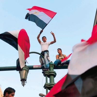 إبداعات شبابية في الثورة المصرية 