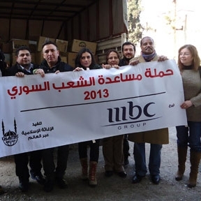 MBC1 تُطلق 'حملة إغاثة الشعب السوري'