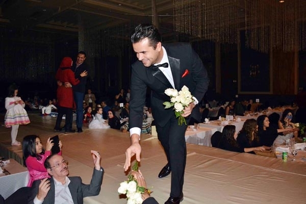 باقة ورد من أحد المعجبين