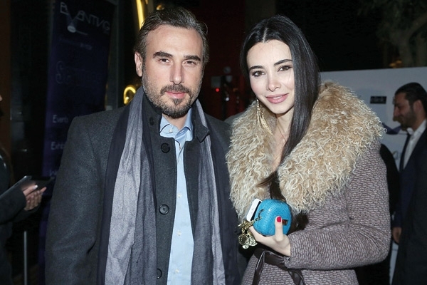 باسم مغنية وعقيلته  شيرين