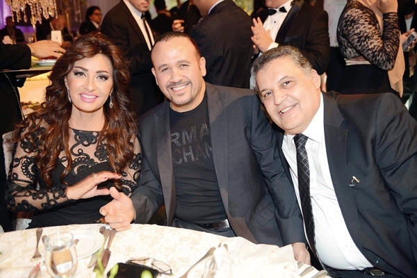 لطيفة ومحسن جابر وهشام عباس