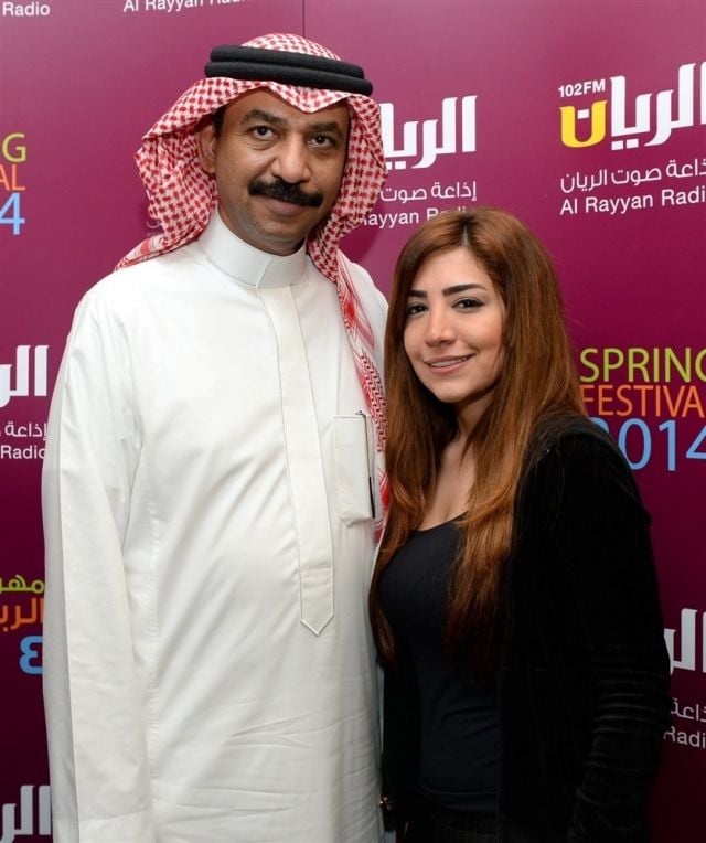 مع الزميلة سارة عبدو