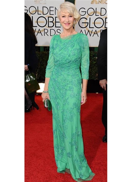 Helen Mirren in Jenny Packham