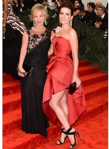 Alberta Ferretti and Kate Beckinsale