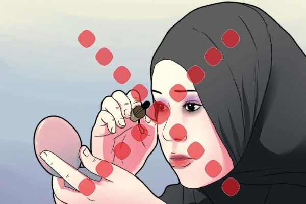 عطور وماكياج وملابس خداع النساء بشعار: منتجاتنا شرعية!