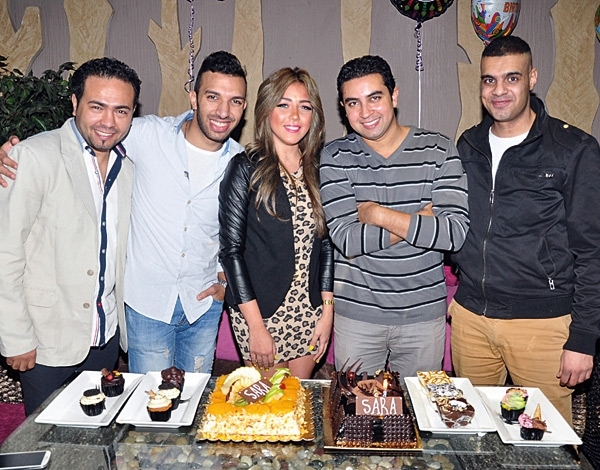 سارة سلامة تحتفل بعيد ميلادها