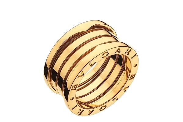خاتم B.zero<strong>1</strong> أيقونة بولغاري BVLGARI بشخصية رخامية