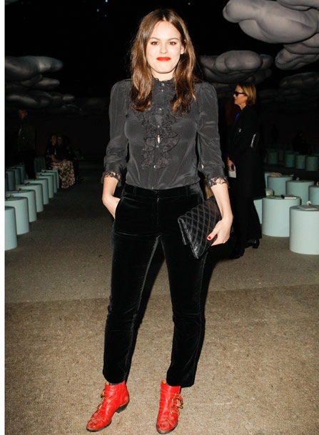 Atlanta de Cadenet at Marc Jacobs Fashion Show Atlanta de Cadenet at Marc Jacobs Fashion Show