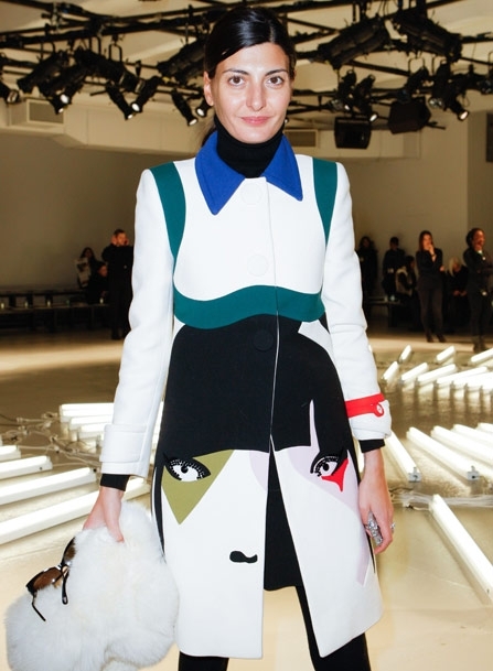 Giovanna Battaglia at Rodarte Show Giovanna Battaglia at Rodarte Show