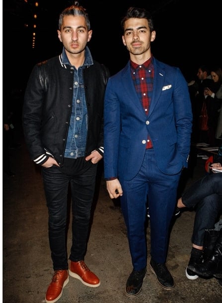 Joe Jonas at Rag and Bone Fashion Show