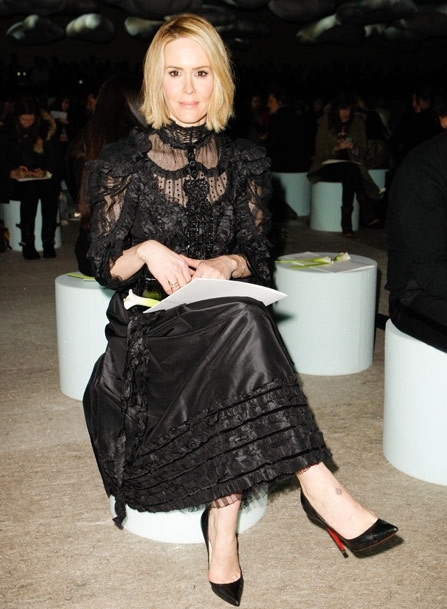 Sarah Paulson at Marc Jacobs Fashion Show Sarah Paulson at Marc Jacobs Fashion Show