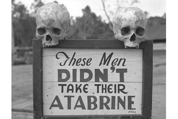 15-Advertisement for Atabrine anti malaria drug in Papua New Guinea during WWII