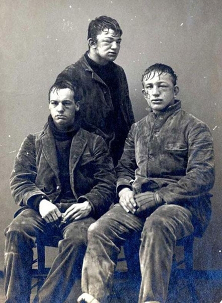 38-Princeton students after a freshman vs sophomores snowball fight 1893