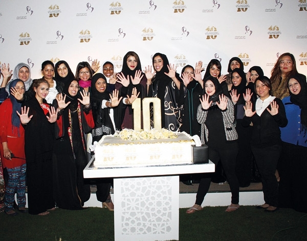نادي دبي للسيدات يحتفل بالذكرى العاشرة لتأسيسه