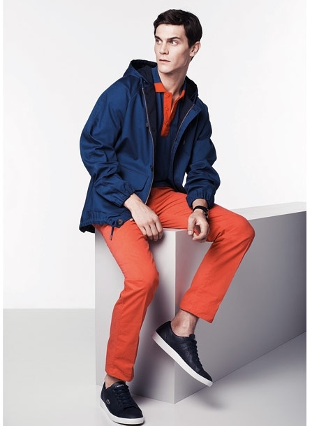 أزياء الرجل لربيع وصيف <strong>2014</strong> من لاكوست Lacoste القصّات غنية والتفاصيل دقيقة