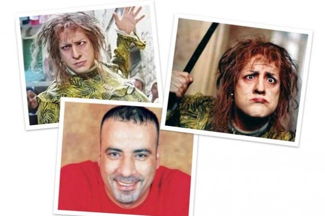 محمد سعد يستعين بماكيير فرنسي 