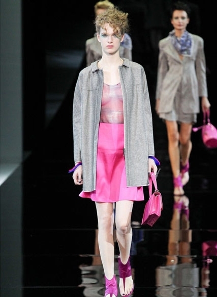 في عرض Giorgio Armani، حديقة ساحرة تحت المحيط