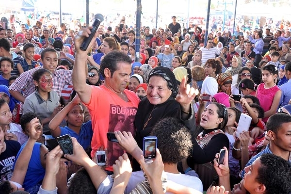 سعد وسط الجمهور