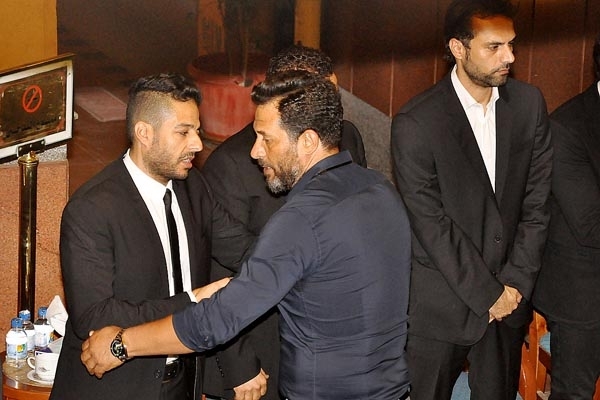 ماجد المصري في العزاء