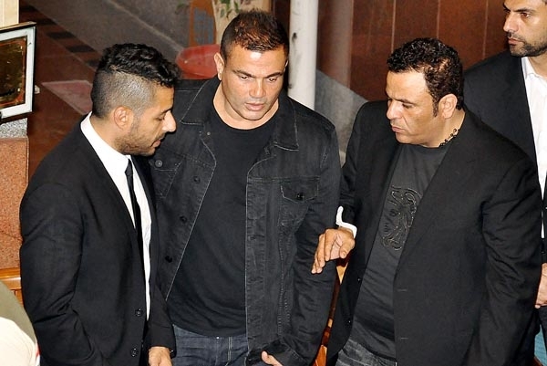 محمد فؤاد وعمرو دياب مع حماقي 