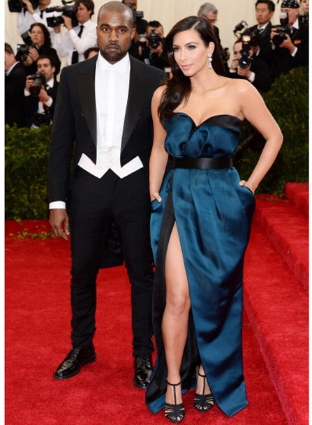 Kim & Kanye in Lanvin