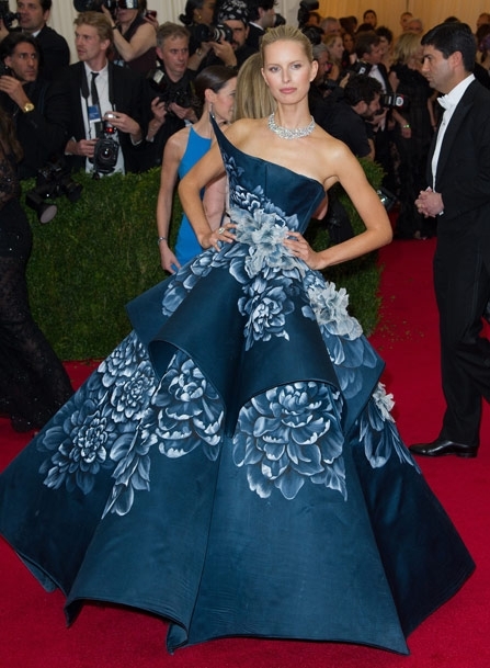 Karolina Kurkova in Marchesa