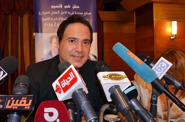 عاصي الحلاني في المؤتمر