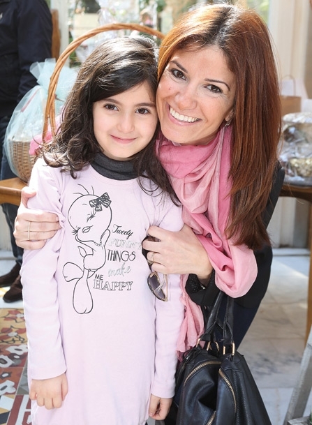 الزميلة كارين اليان ضاهر وابنتها ماريلين