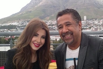 نانسي عجرم مع الشاب خالد