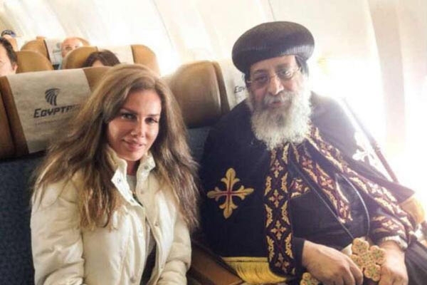 نيكول سابا والبابا تواضروس