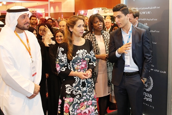 الأميرة هيا تفتتح مؤتمر ومعرض دبي العالمي للإغاثة والتطوير 'ديهاد 2014'