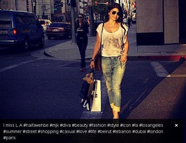 هيفا تحنّ إلى لوس أنجلس‏