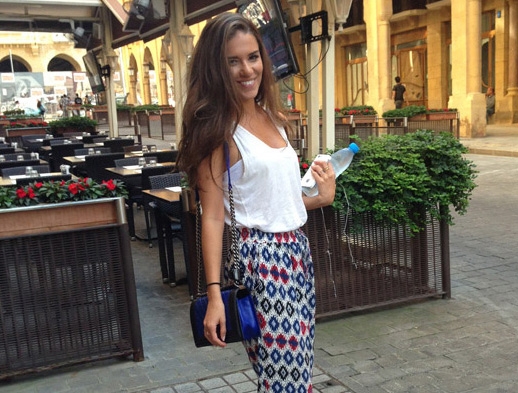 من شوارع بيروت.... لارا اسكندر