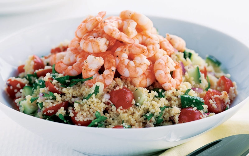 تبولة القريدس