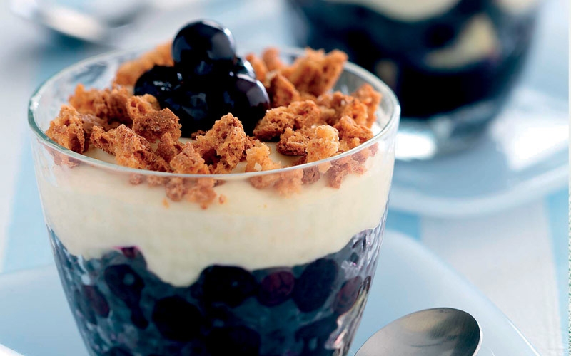 ترايفل الليمون والعنبية