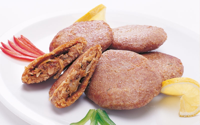 كبة صاج محشوة بالبصل